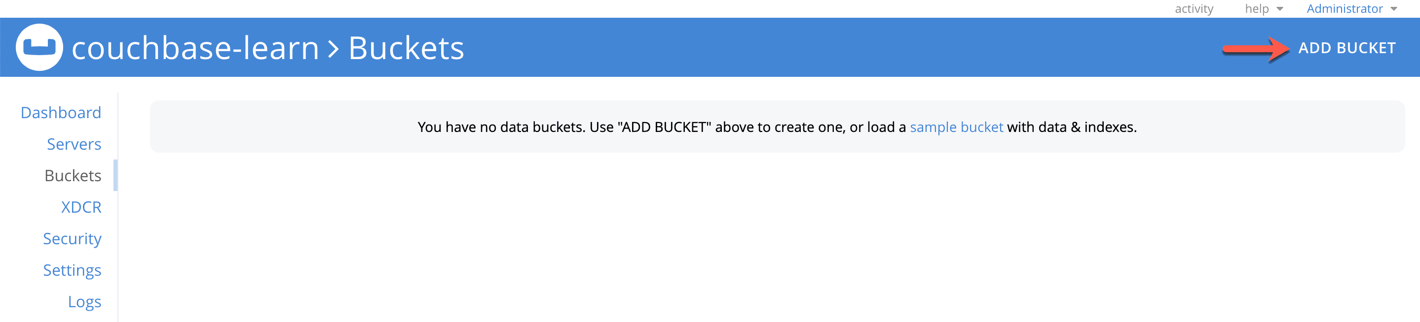 Add bucket